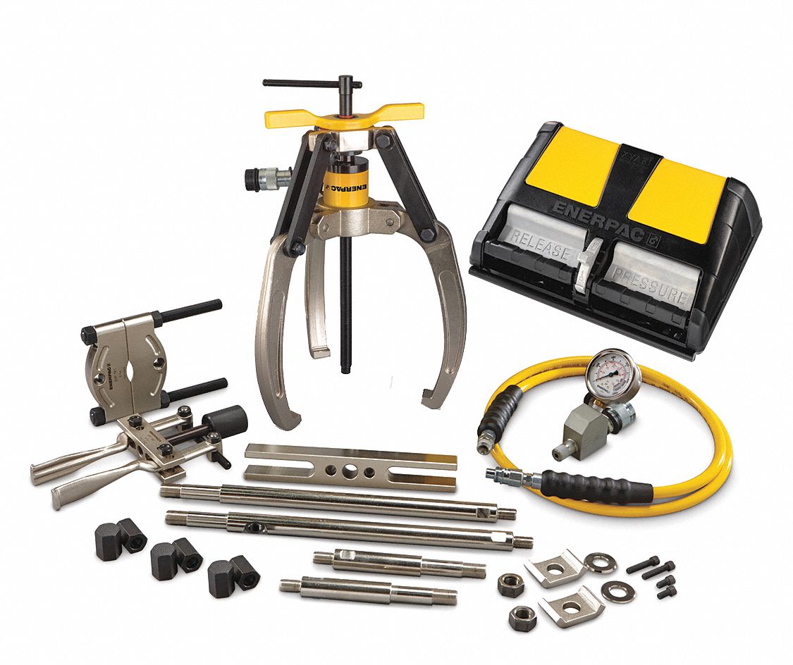 ENERPAC, 5 ton Capacity with Attachments, 3 in Stroke Lg, Hydraulic