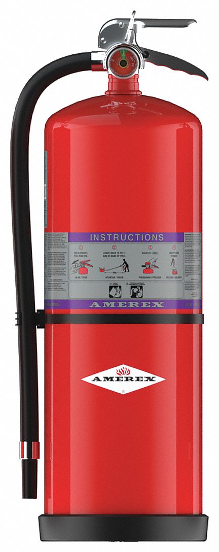 Fire Extinguisher: 30 lb Extinguisher Capacity, 160B:C, Potassium Bicarbonate