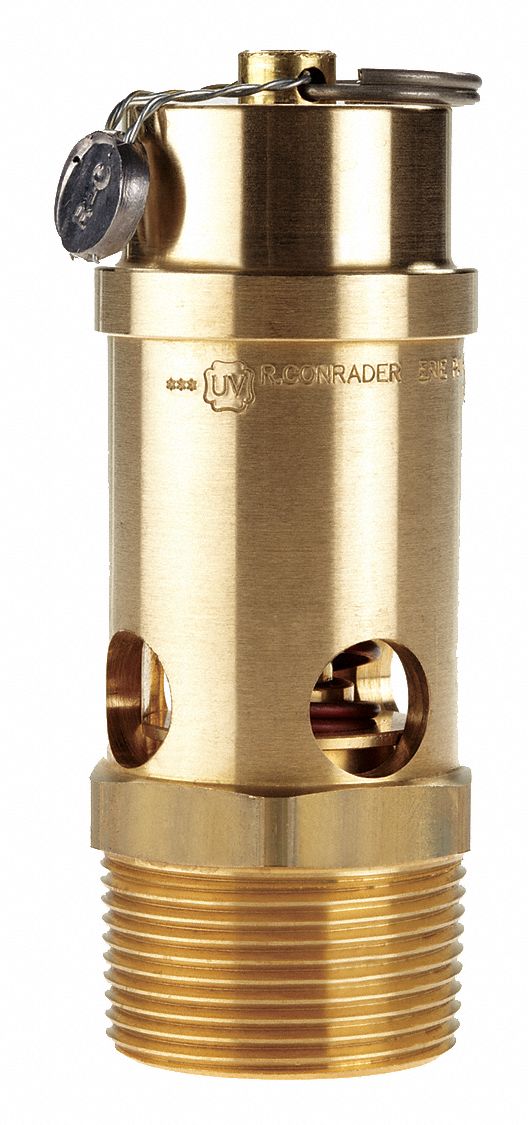CONRADER Brass Safety Valve with Soft Seat Valve Type 60UL685694BCE