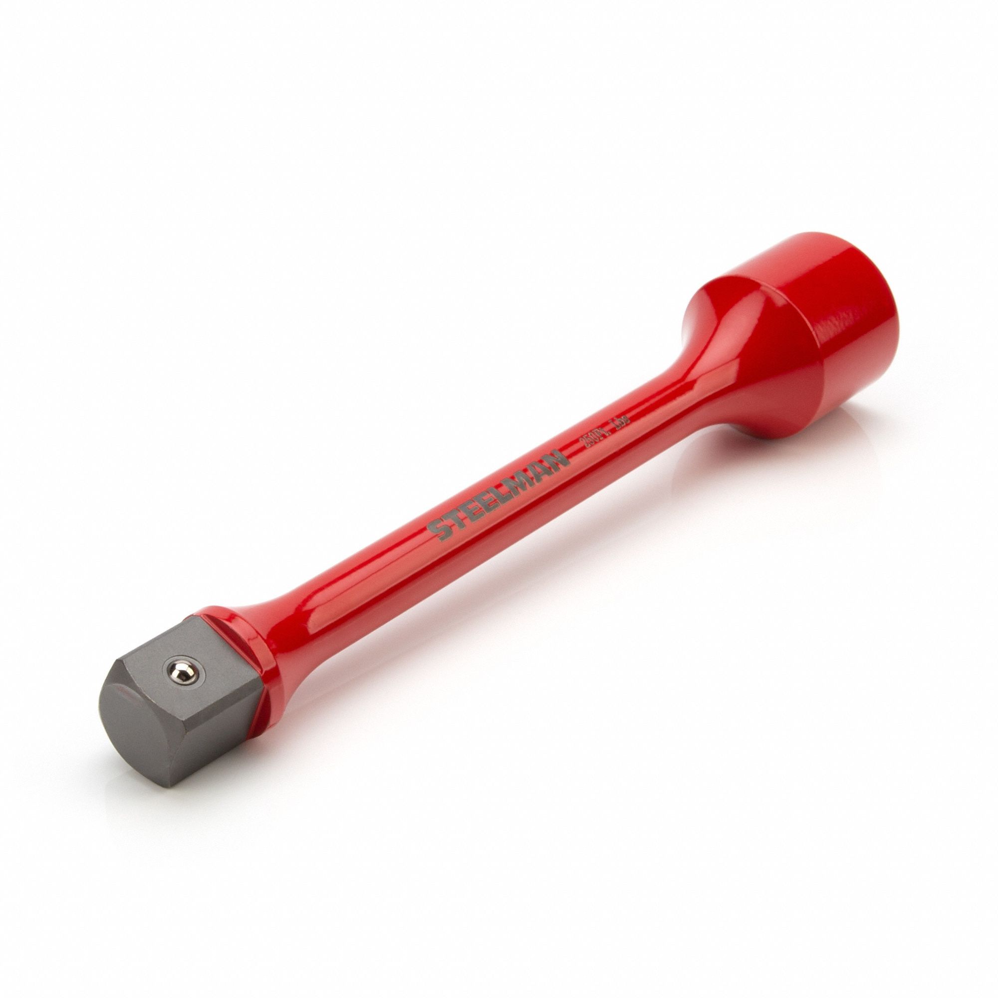 Torque Socket: Impact Wrenches, Alloy Steel, Extension, 250 ft-lb Working Torque, 1 in, Red