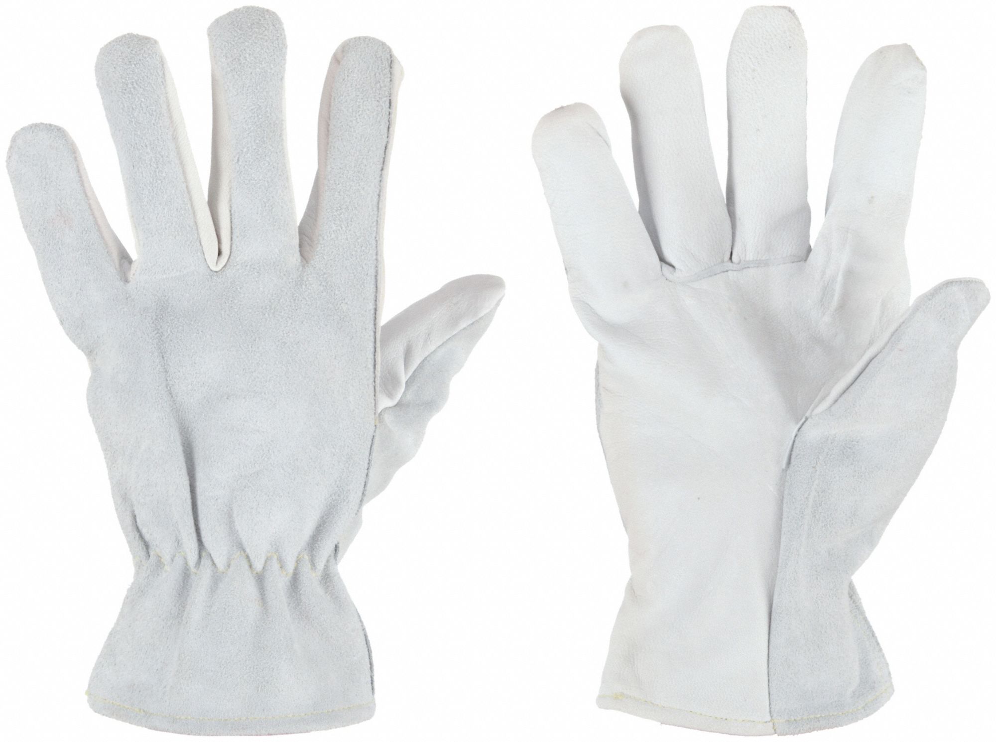 Leather Gloves: 2XL ( 11 ), Drivers Glove, Goatskin, Std, Full Leather Leather Coverage, 12 PK