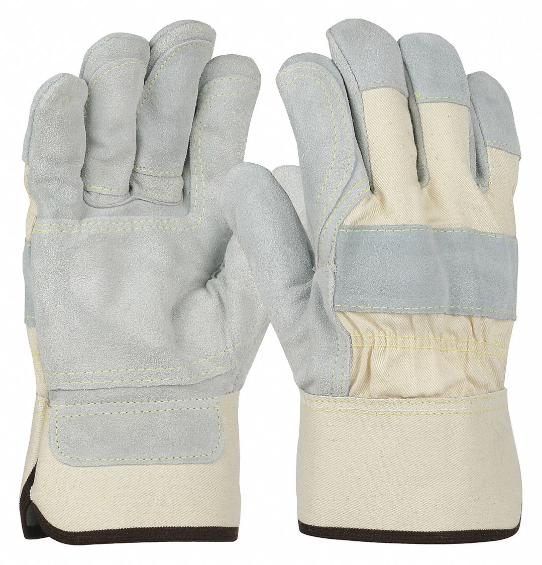 Leather Gloves, L, Gunn Cut, PR, PK12