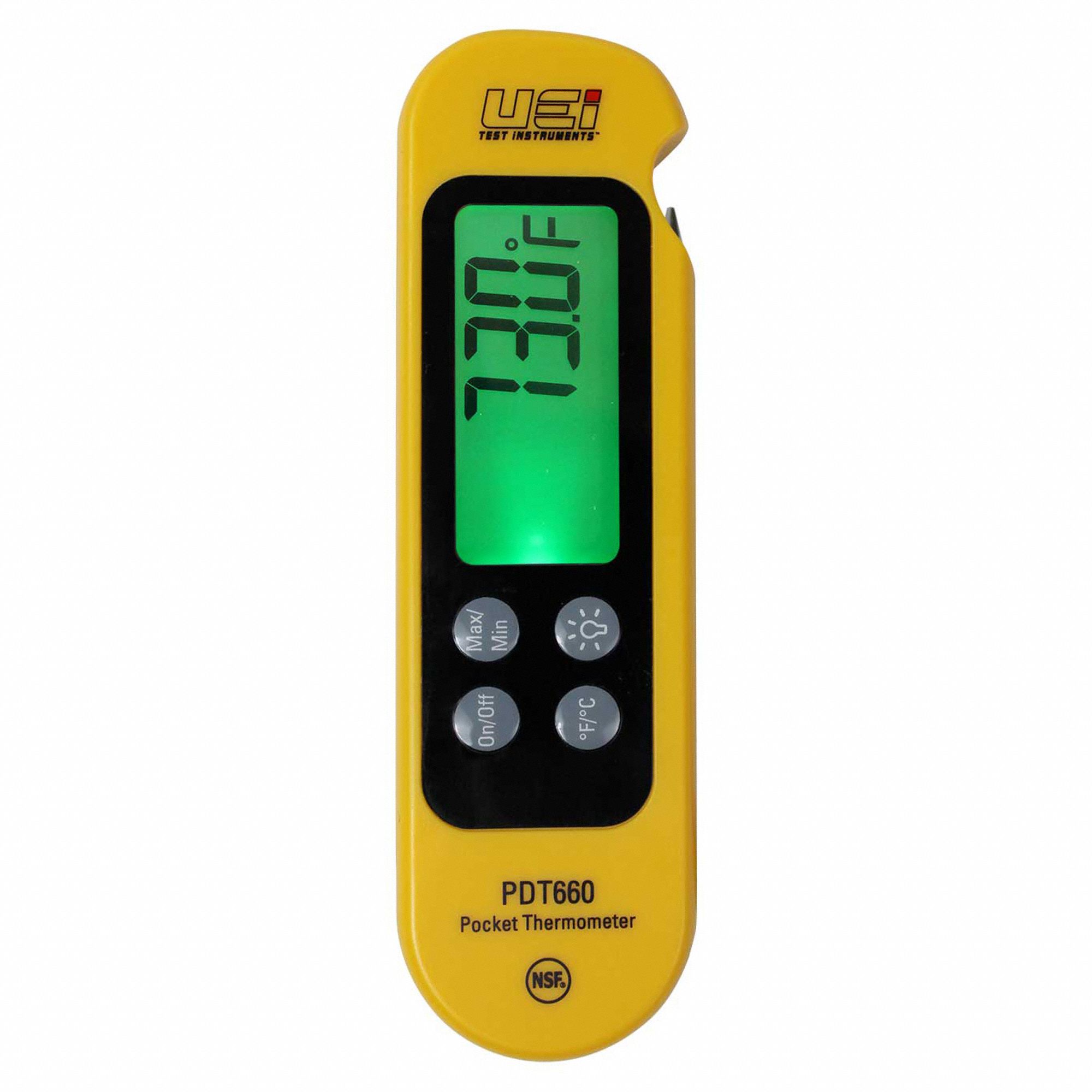 UEI TEST INSTRUMENTS Digital Pocket Thermometer Side Reading Pen Style