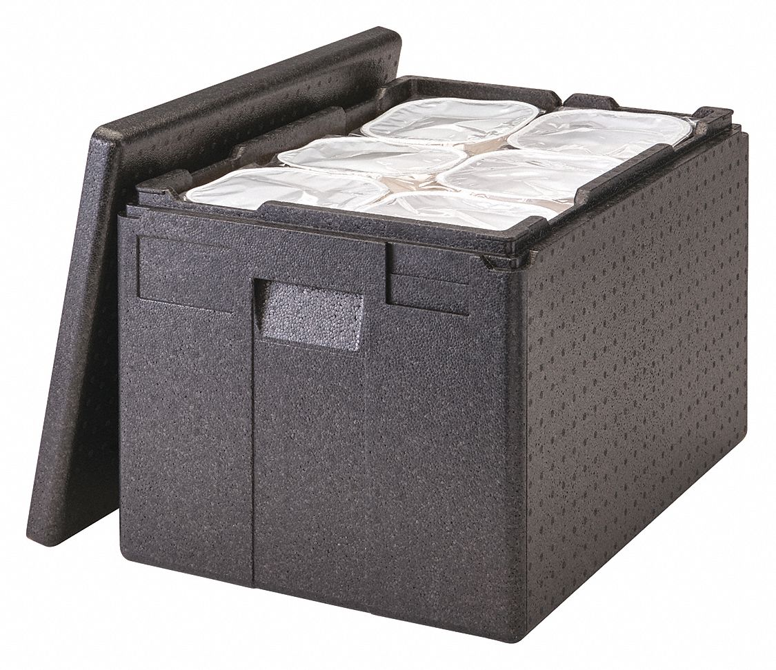 CAMBRO, (1) 8 In Deep Pan, Top-Load, Insulated Top Load Carrier ...