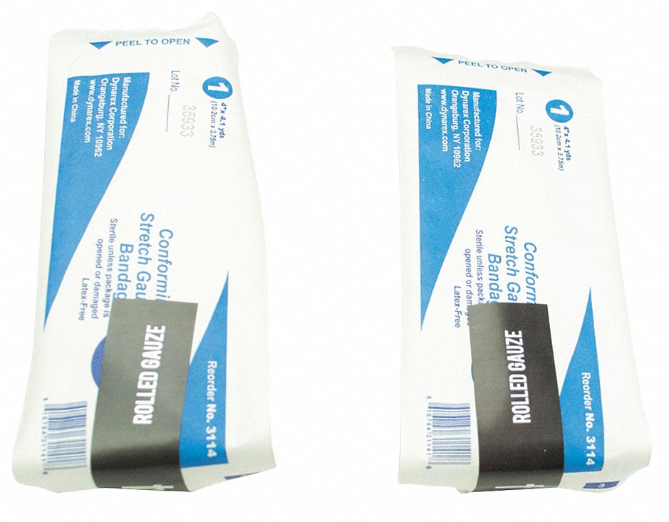 Mobilize Gauze Wrap, Sterile, White