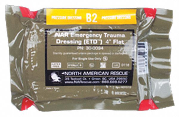 Mobilize Trauma Dressing, Sterile, Green