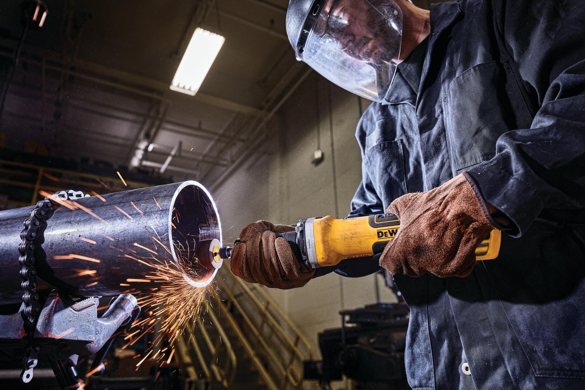 DEWALT Corded, Die Grinder, 1/4 in, 1/8 in Collet Size, 13 A, 25,000