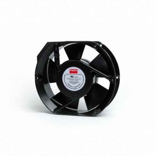 DAYTON, 6 3/4 in Ht, 2 in Dp, Standard Oblong Axial Fan - 55VD26