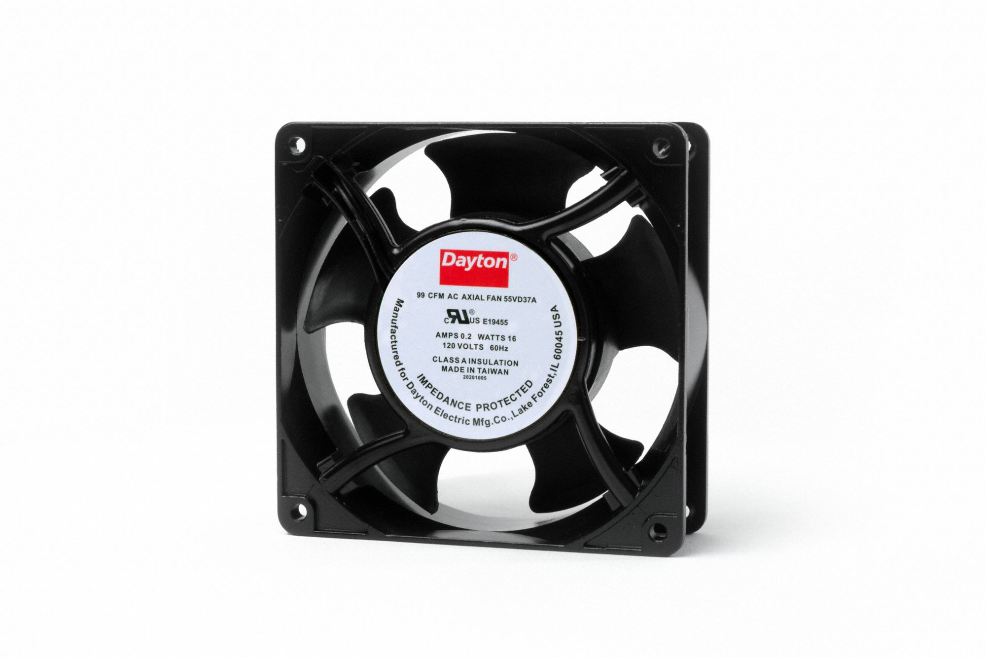 VENTILATEUR AXIAL CARRE STNDR,H4-11/16PO