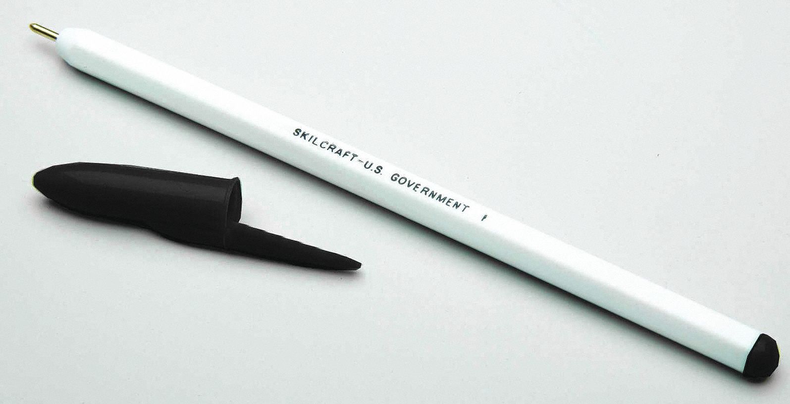 Polypropylene, White, Ballpoint Pen - 55VD51|7520-01-058-9978 - Grainger
