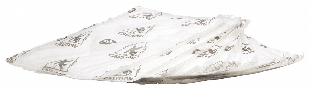 TAPIS ABSORBANT, LOURD, P/LIQUIDES AQUEUX, 5.2 GAL, 14½ X 10 39/64 PO