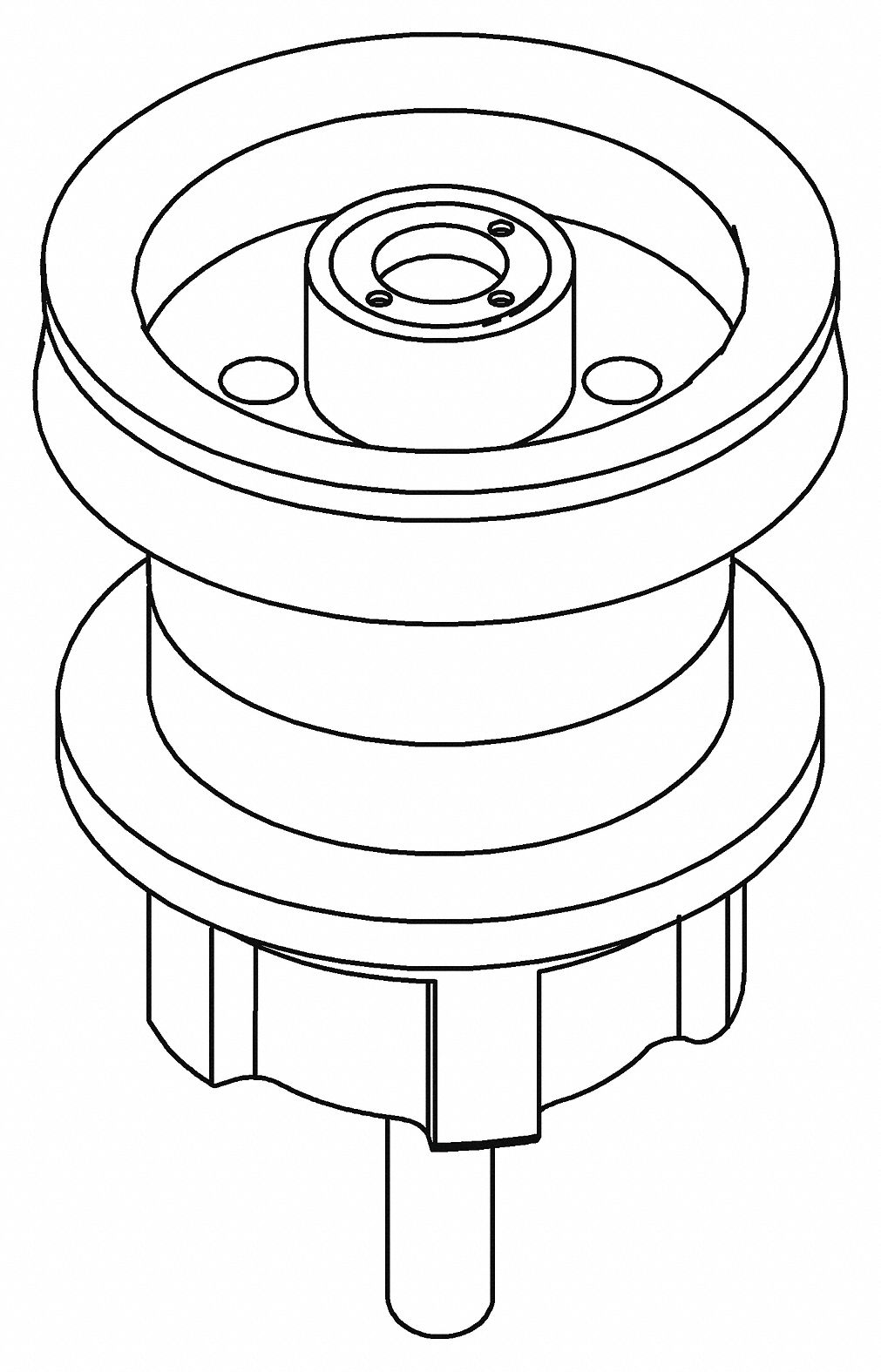 Toilet Piston Metal, Plastic