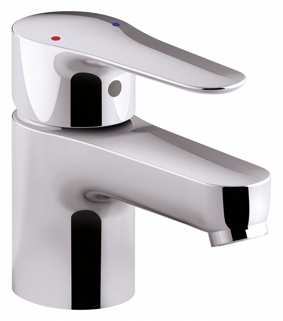 Kohler, July(TM), Straight Spout Bathroom Faucet - 55VF41|K-97282-4-CP ...