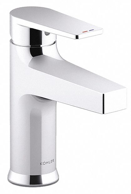 Kohler Polished Chrome Straight Bathroom Sink Faucet Kitchen Sink Faucet Manual Faucet Activation 55vf44 K 46029 4 Cp Grainger