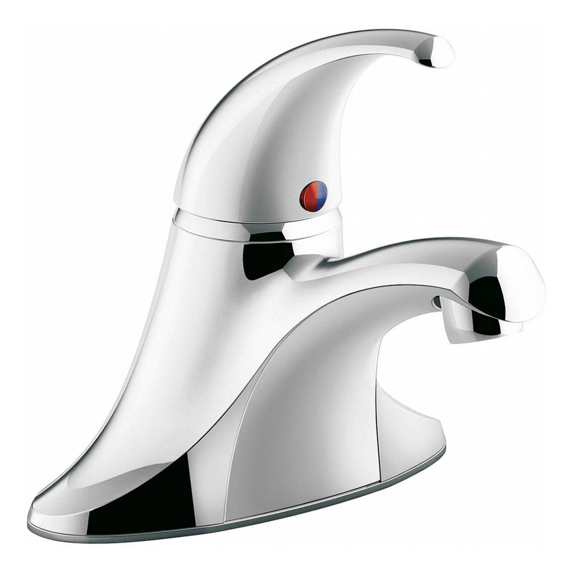 Low Arc Bathroom Faucet: Coralais®, Zinc, Polished Chrome Finish, 0.5 gpm Flow Rate, Arc