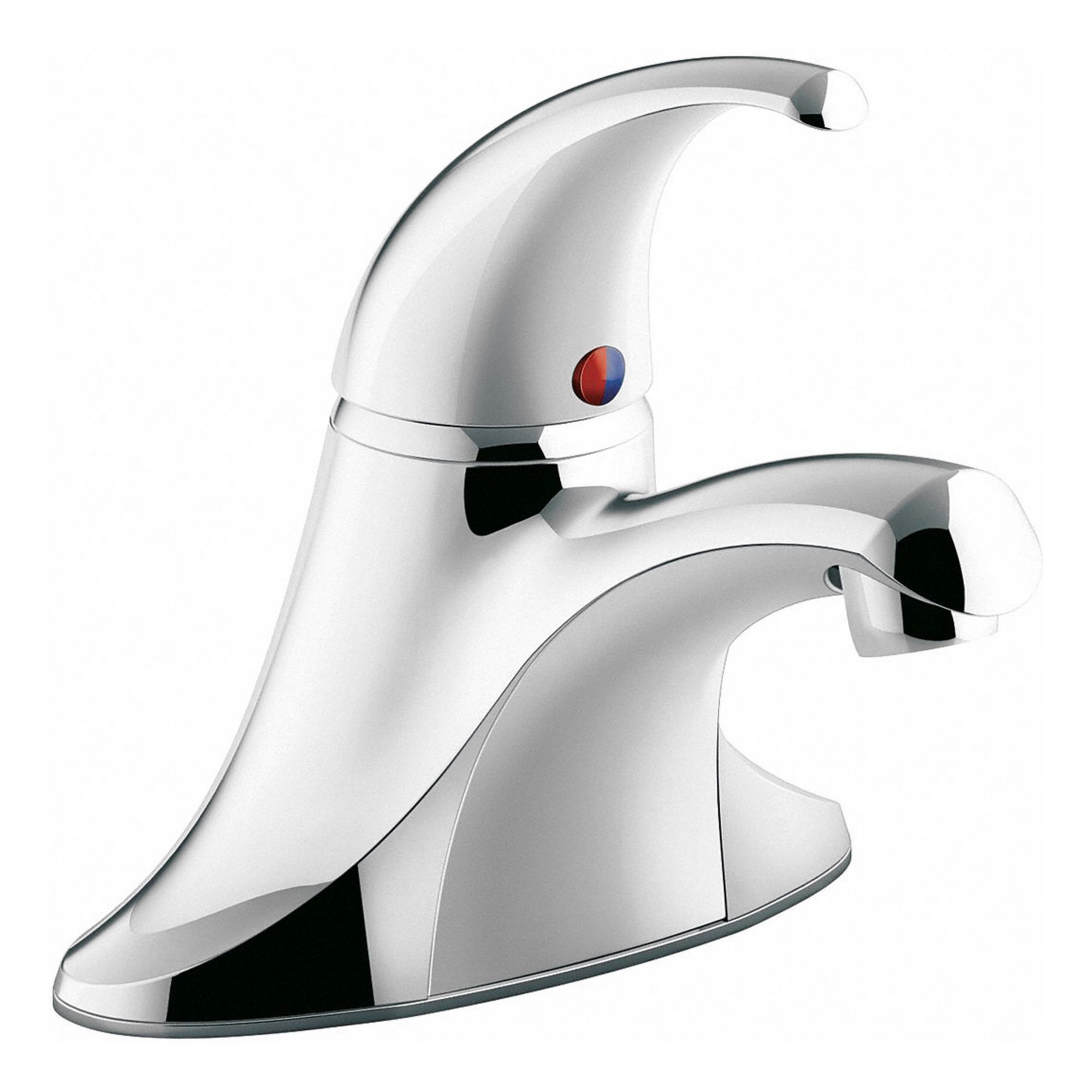 Low Arc Bathroom Faucet: Coralais®, Zinc, Polished Chrome Finish, 0.5 gpm Flow Rate, Arc