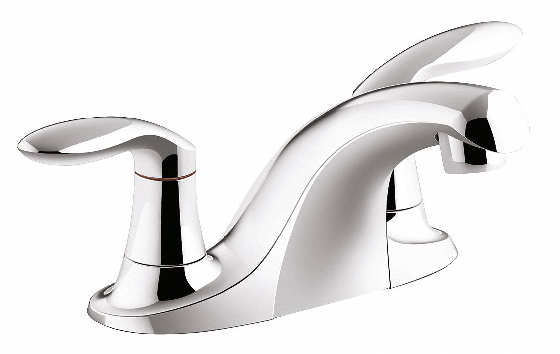 Low Arc Bathroom Faucet Polished Chrome