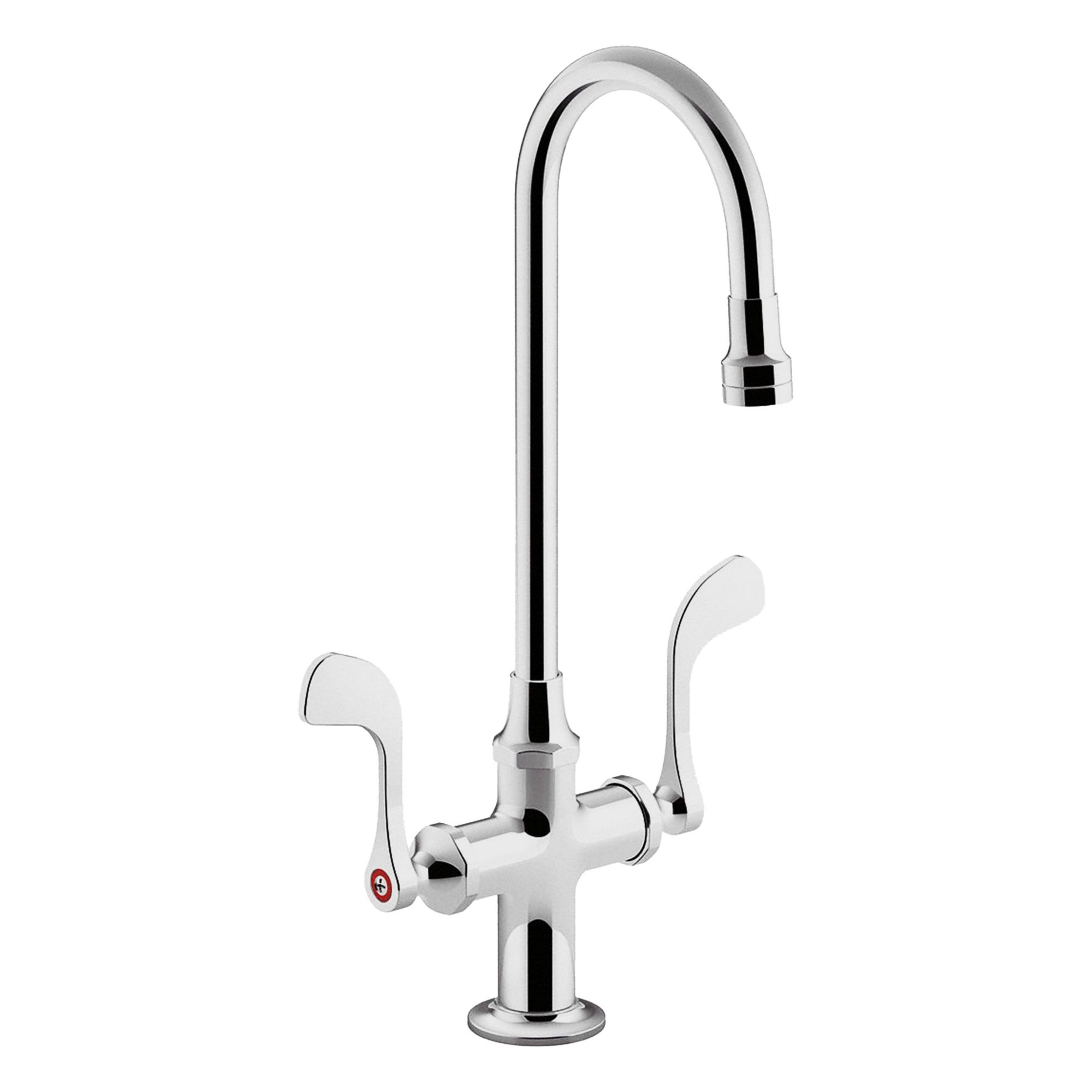 Gooseneck Bathroom Faucet: Triton Bowe™, Brass, Polished Chrome Finish, 0.5 gpm Flow Rate