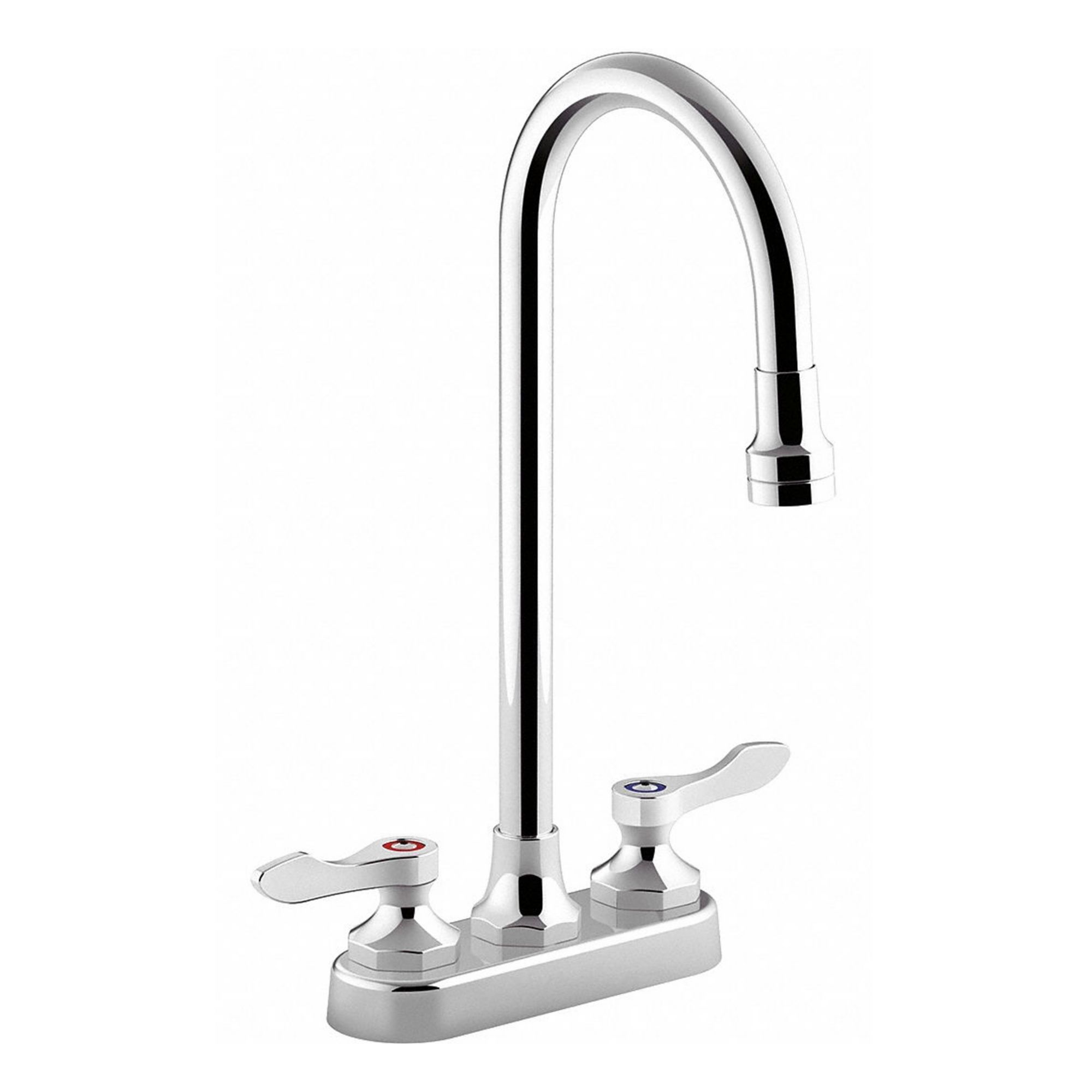 Gooseneck Bathroom Faucet: Triton Bowe™, Brass, Polished Chrome Finish, 0.5 gpm Flow Rate