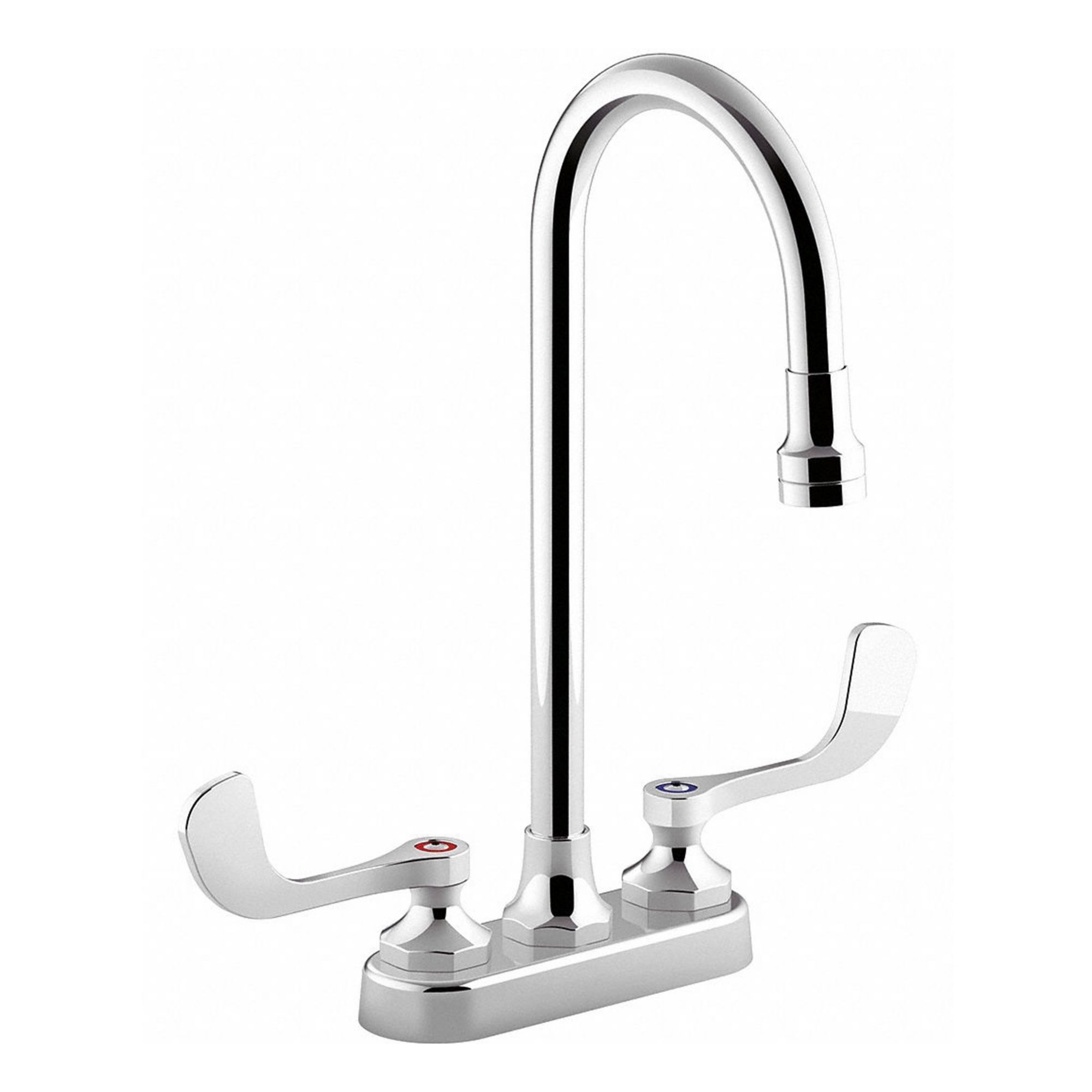 Gooseneck Bathroom Faucet: Triton Bowe™, Brass, Polished Chrome Finish, 0.5 gpm Flow Rate