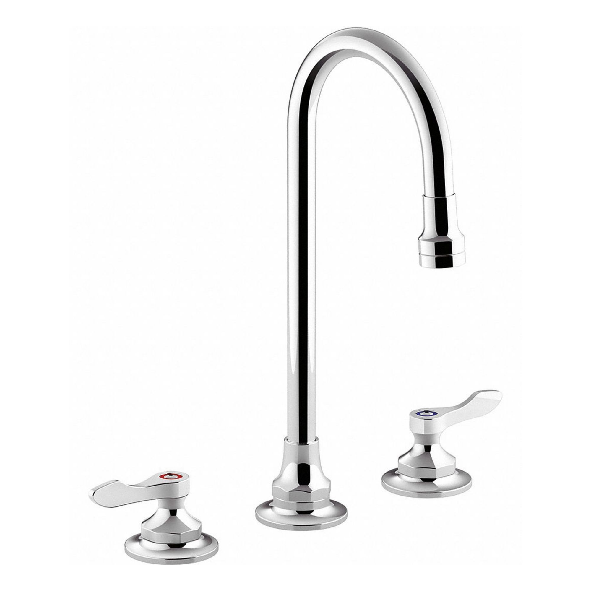 Gooseneck Bathroom Faucet: Triton Bowe™, Brass, Polished Chrome Finish, 0.5 gpm Flow Rate
