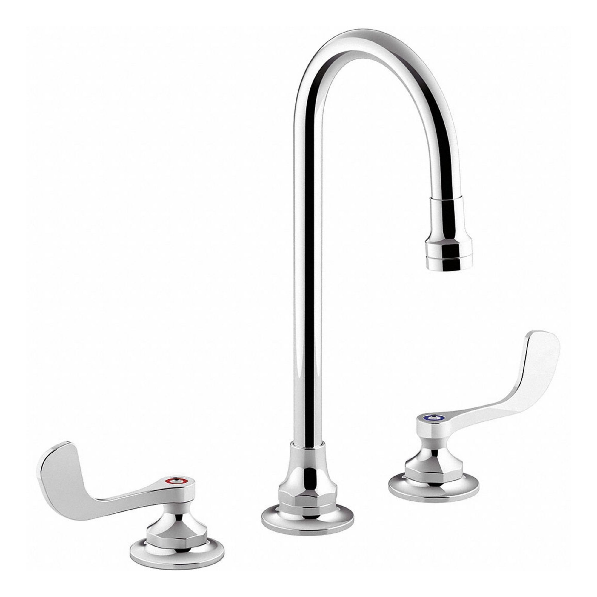 Gooseneck Bathroom Faucet: Triton Bowe™, Brass, Polished Chrome Finish, 0.5 gpm Flow Rate