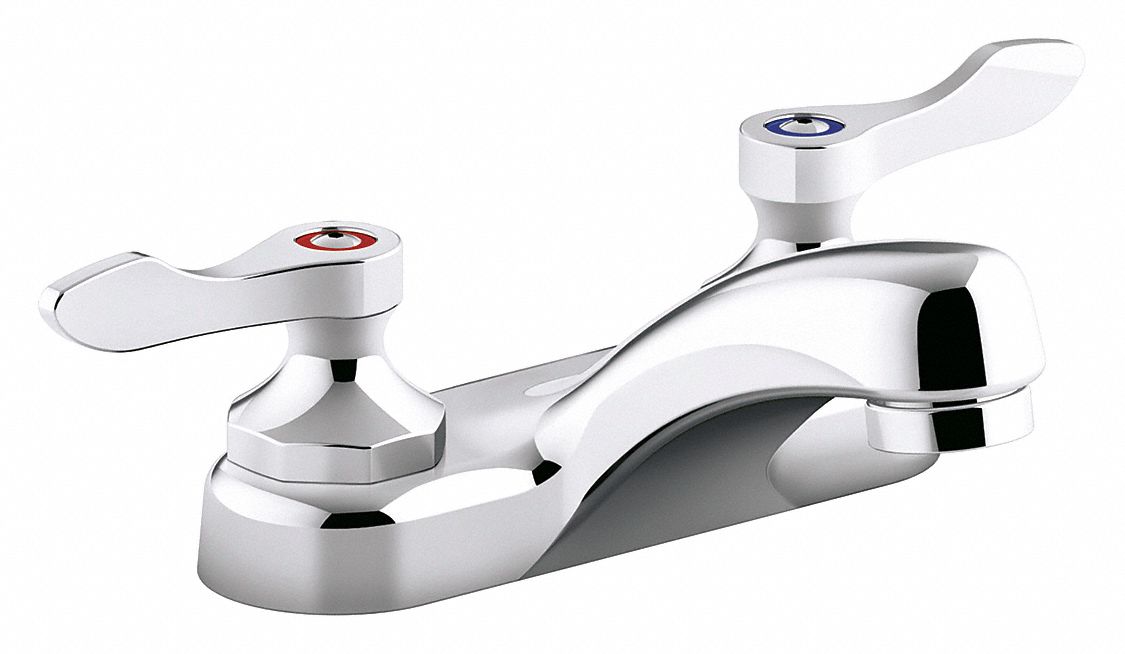 Low Arc Bathroom Faucet Polished Chrome