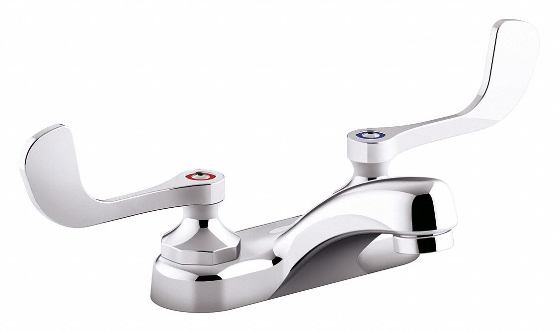 Low Arc Bathroom Faucet Polished Chrome