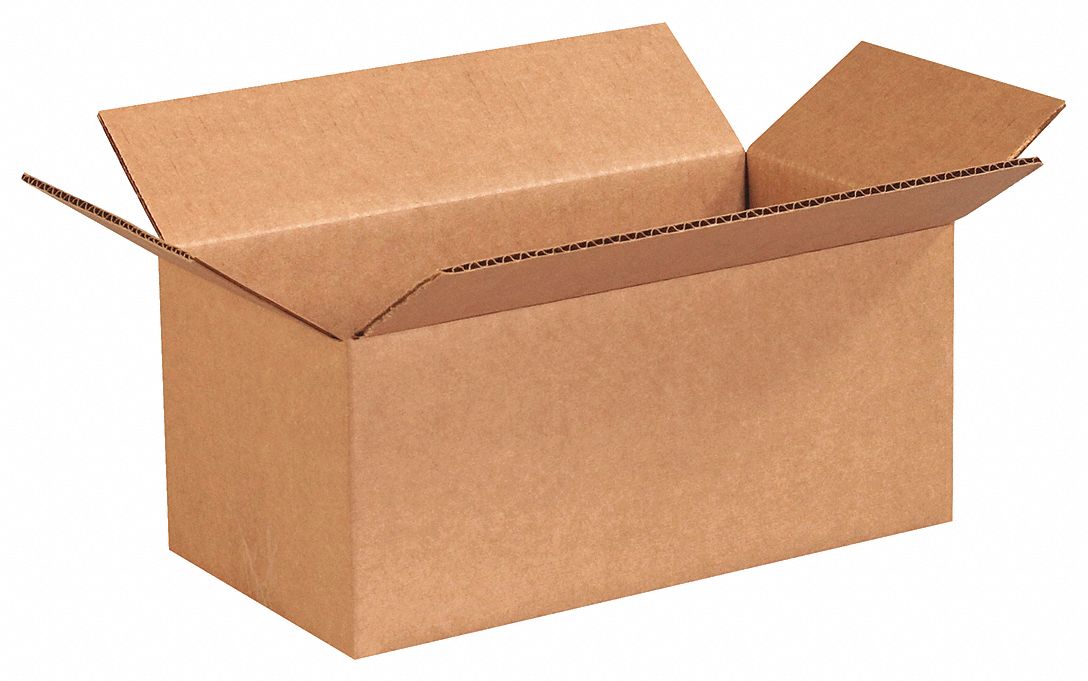 Shipping Box: 10 in Inside Lg, 5 in Inside Wd, 4 in Inside Ht, 32 ECT - Long, Single Wall