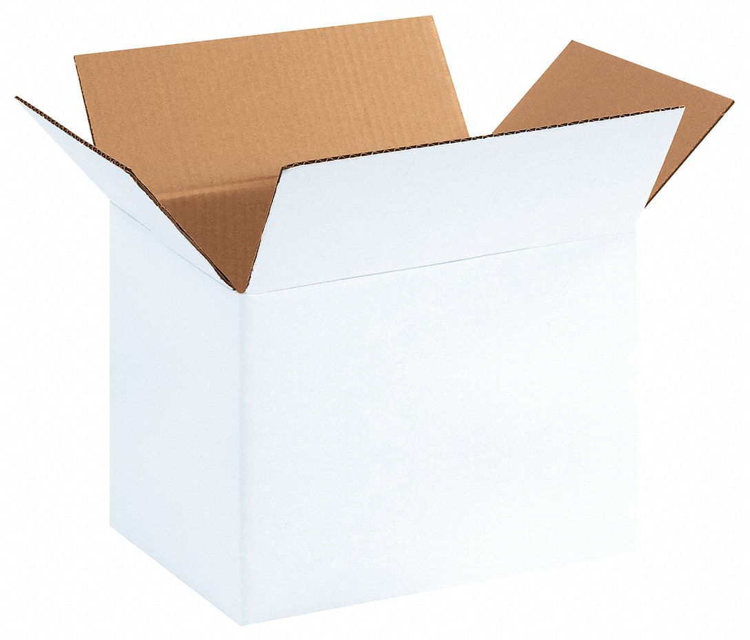 Shipping Box: 11 1/4 in Inside Lg, 8 3/4 in Inside Wd, 8 in Inside Ht, 32 ECT, Single Wall