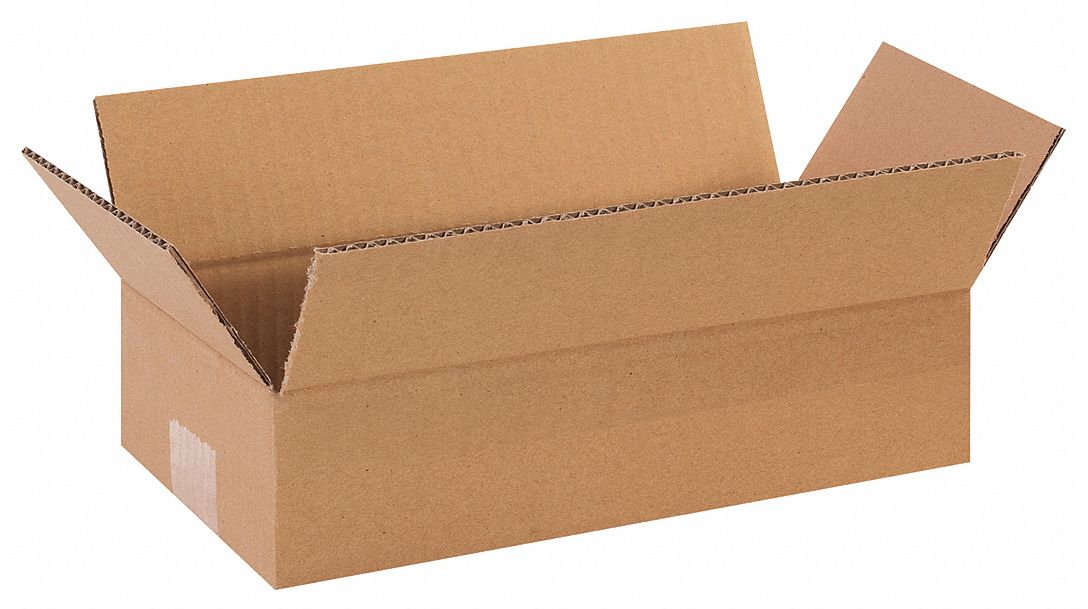 Shipping Box: 12 in Inside Lg, 6 in Inside Wd, 3 in Inside Ht, 32 ECT - Long, Single Wall