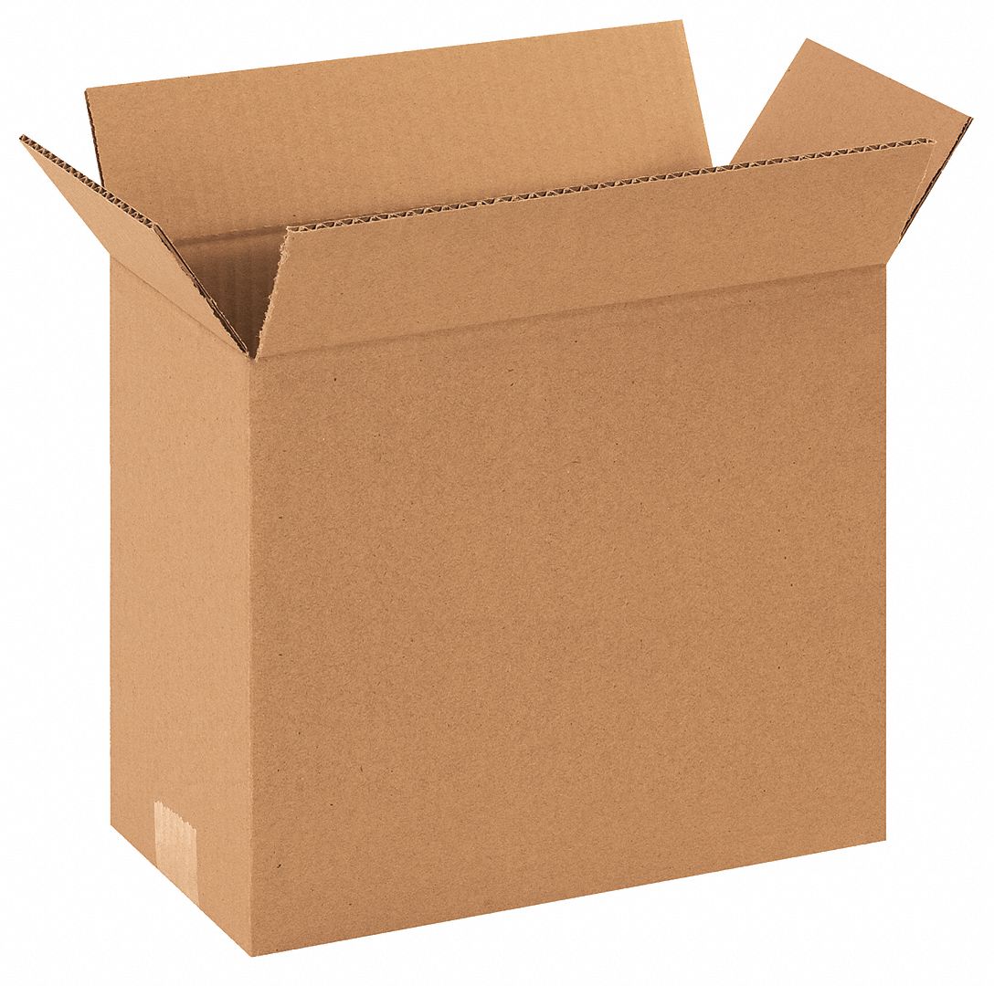 Shipping Box: 12 in Inside Lg, 6 in Inside Wd, 8 in Inside Ht, 32 ECT, Single Wall