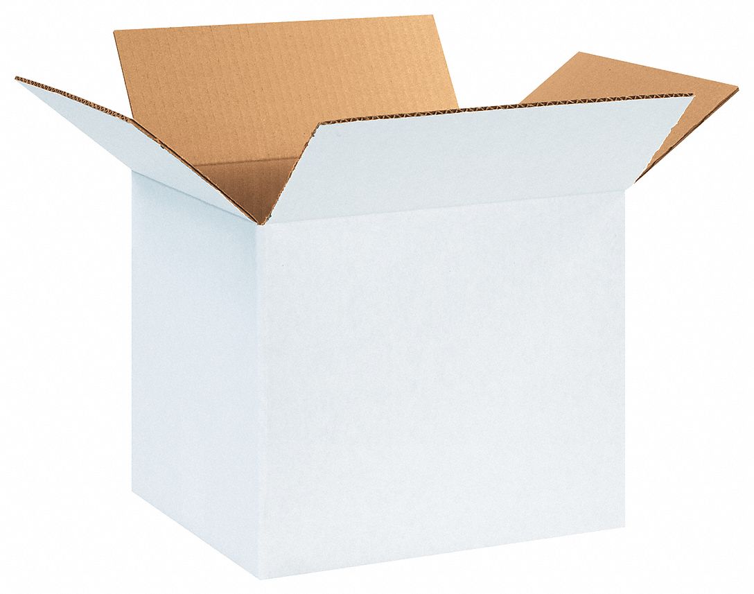 Shipping Box: 12 in Inside Lg, 8 in Inside Wd, 8 in Inside Ht, 32 ECT, Single Wall