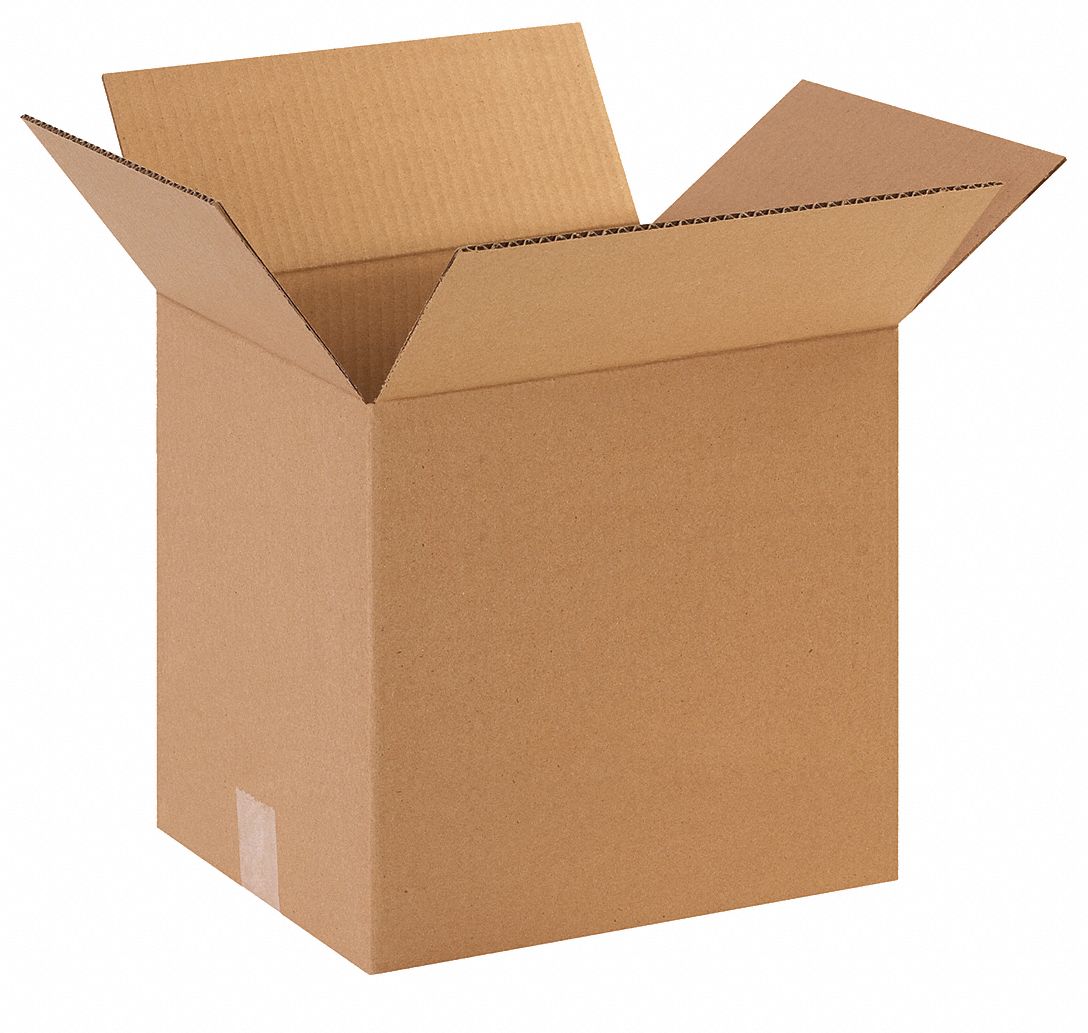 Shipping Box: 12 in Inside Lg, 10 in Inside Wd, 12 in Inside Ht, 32 ECT, Single Wall