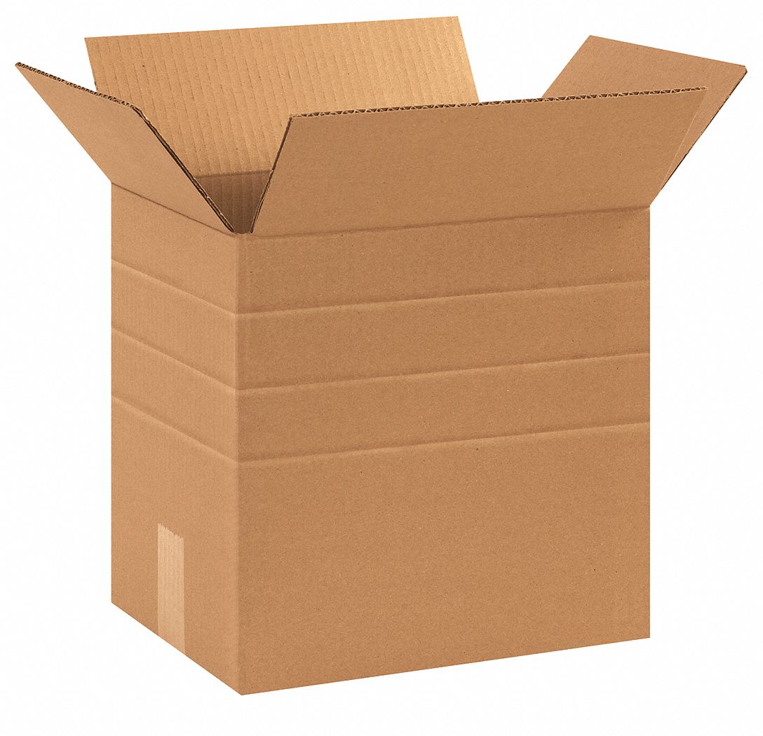 Shipping Box: 12 1/4 in Inside Lg, 9 1/4 in Inside Wd, 6 in_8 in_10 in_12 in Inside Ht, Single Wall