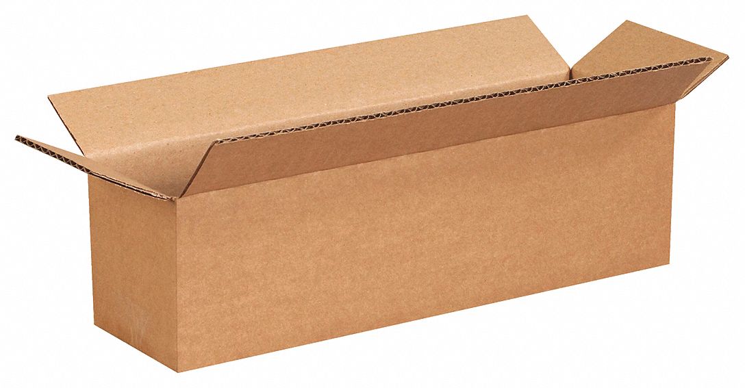 Shipping Box: 13 in Inside Lg, 3 in Inside Wd, 3 in Inside Ht, 32 ECT - Long, Single Wall