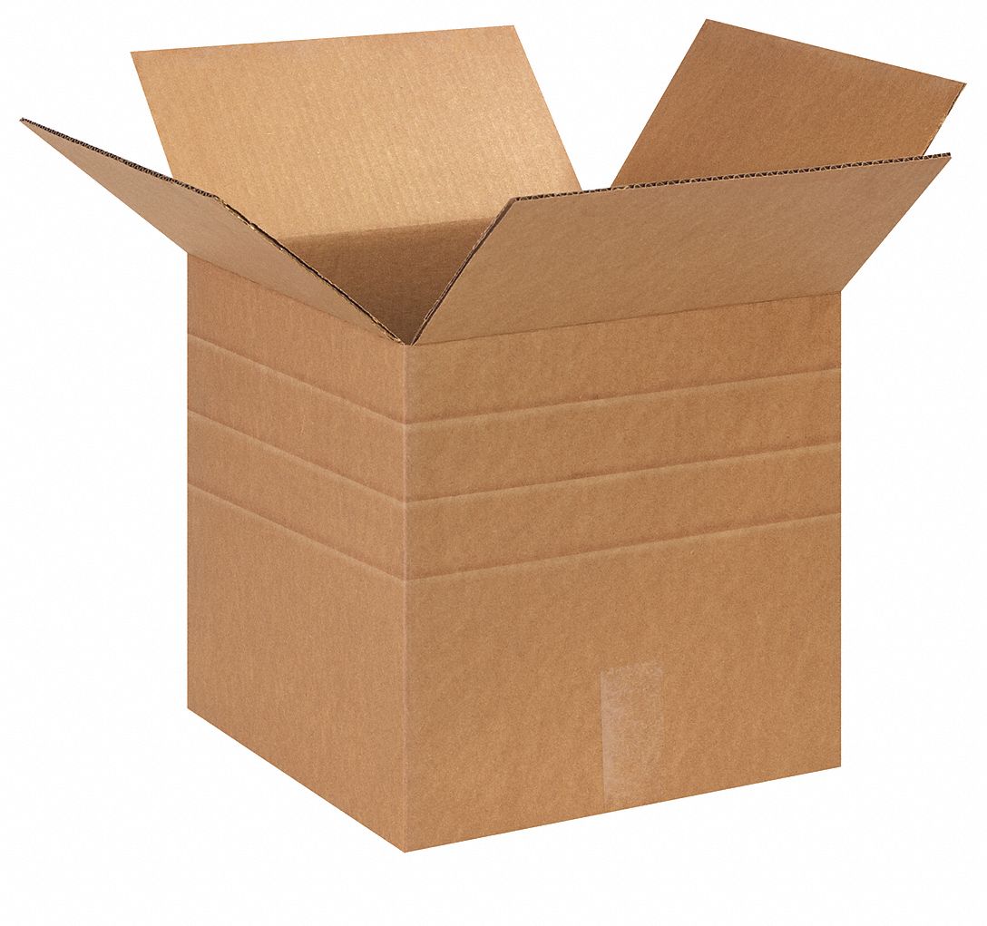 Shipping Box: 13 in Inside Lg, 13 in Inside Wd, 7 in_9 in_11 in_13 in Inside Ht, 32 ECT - Multi-Ht