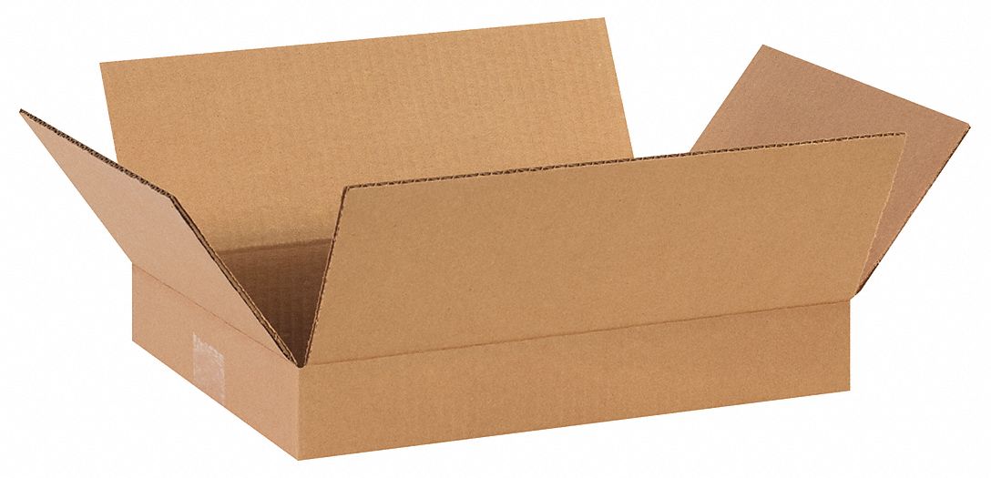 Shipping Box: 14 in Inside Lg, 10 in Inside Wd, 2 in Inside Ht, 32 ECT, Single Wall