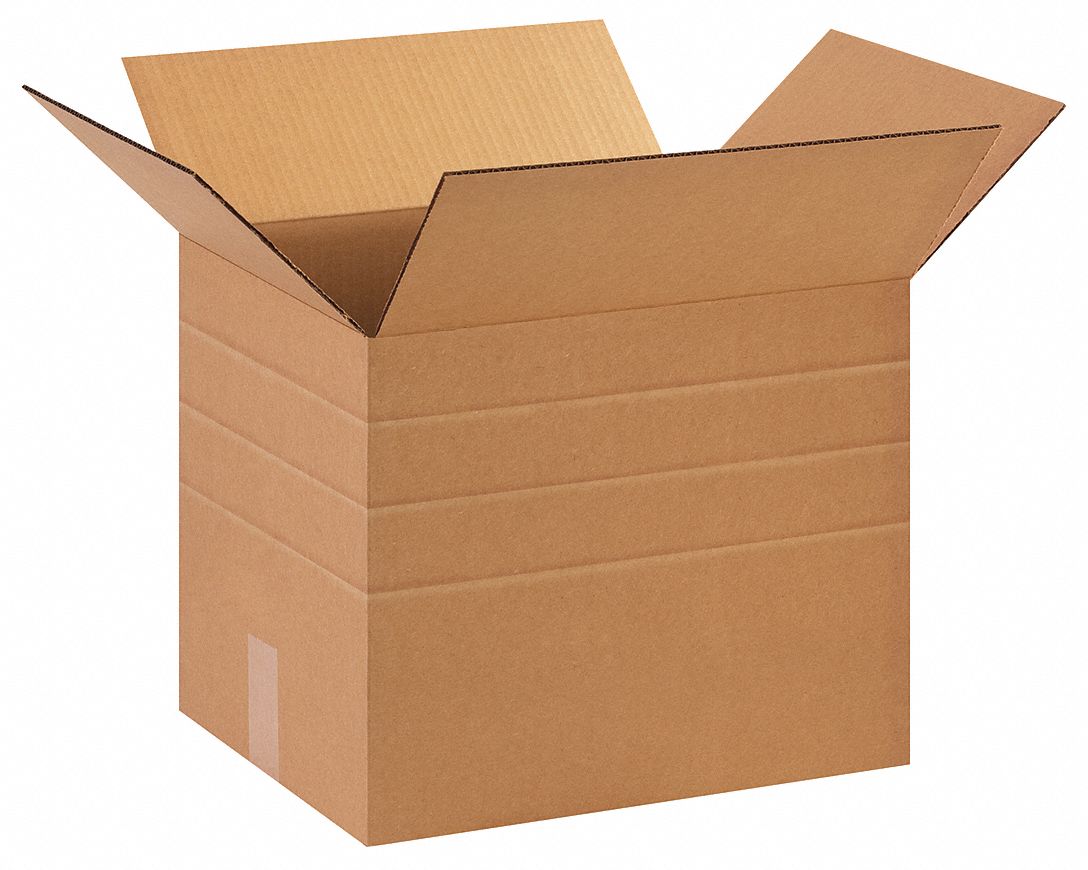 Shipping Box: 15 in Inside Lg, 12 in Inside Wd, 6 in_8 in_10 in_12 in Inside Ht, 32 ECT - Multi-Ht