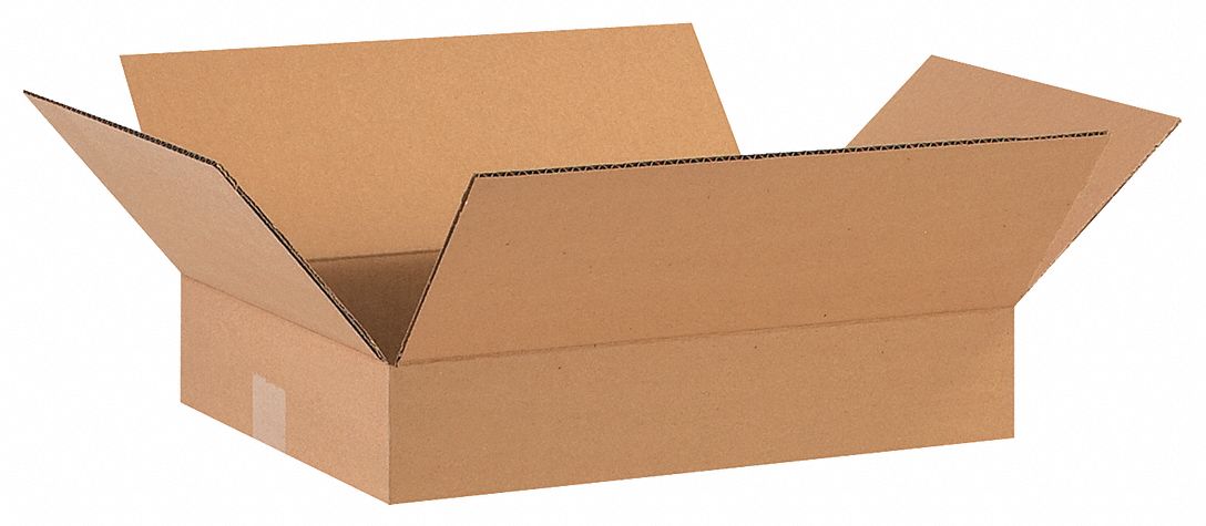 Shipping Box: 16 in Inside Lg, 12 in Inside Wd, 3 in Inside Ht, 32 ECT, Single Wall