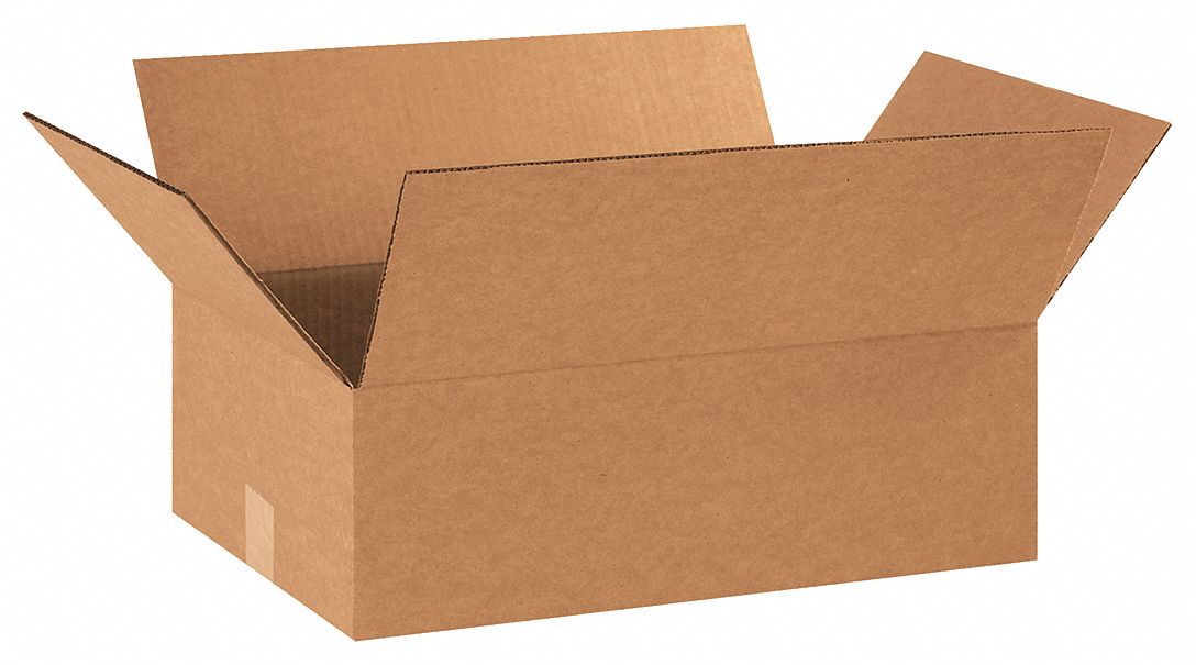 Shipping Box: 17 in Inside Lg, 12 in Inside Wd, 6 in Inside Ht, 32 ECT, Single Wall