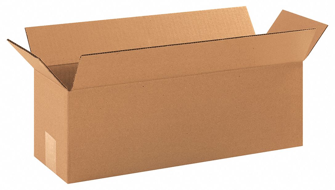 Shipping Box: 18 in Inside Lg, 6 in Inside Wd, 6 in Inside Ht, 32 ECT - Long, Single Wall