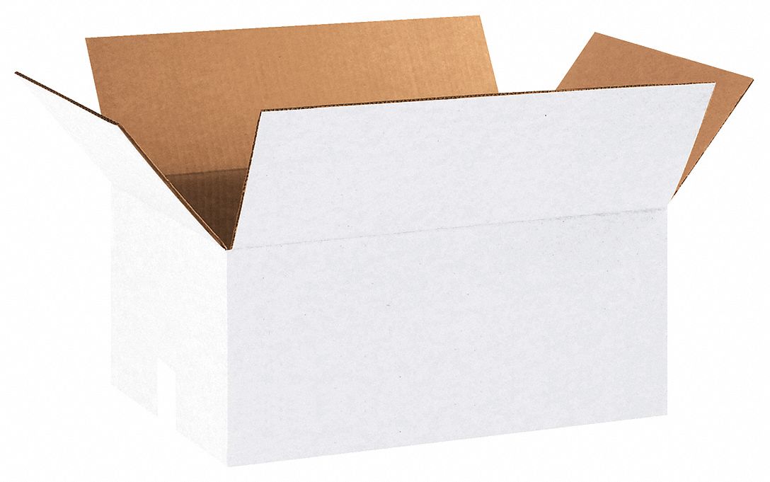 Shipping Box: 18 in Inside Lg, 12 in Inside Wd, 8 in Inside Ht, 32 ECT, Single Wall