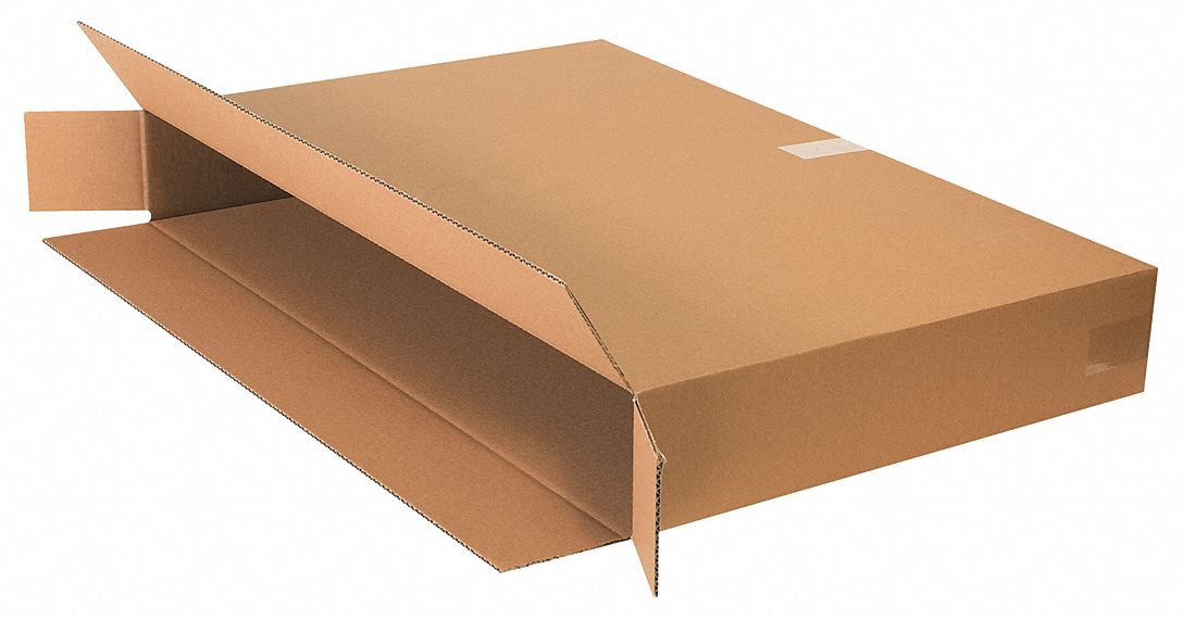 Shipping Box: 36 in Inside Lg, 5 in Inside Wd, 24 in Inside Ht, 32 ECT - Side Loading, Single Wall