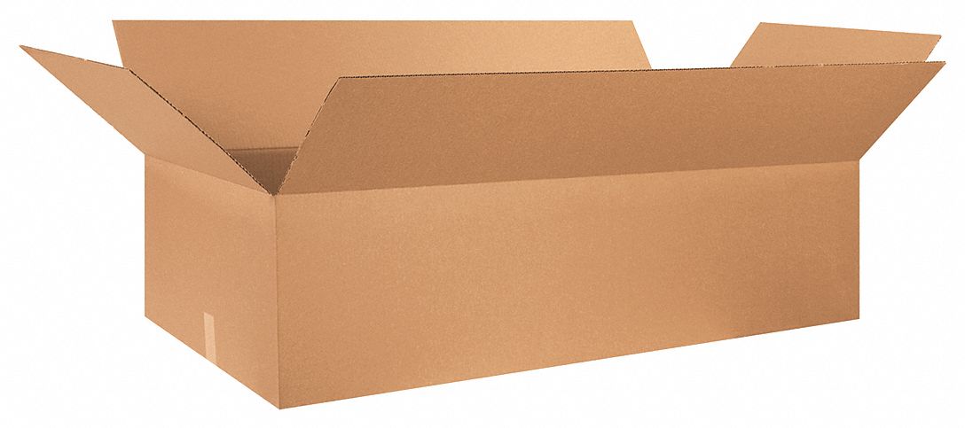 Shipping Box: 46 in Inside Lg, 20 in Inside Wd, 12 in Inside Ht, 32 ECT, Single Wall