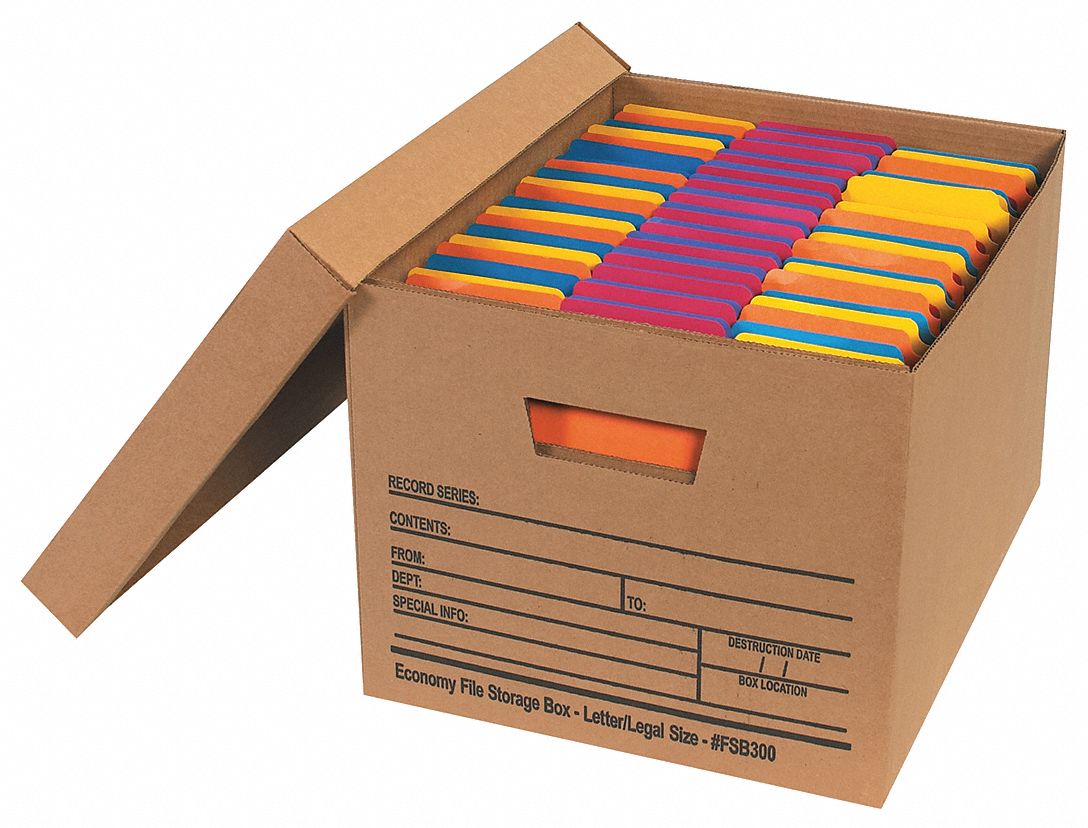 15x12x10 Economy File Storage Boxes