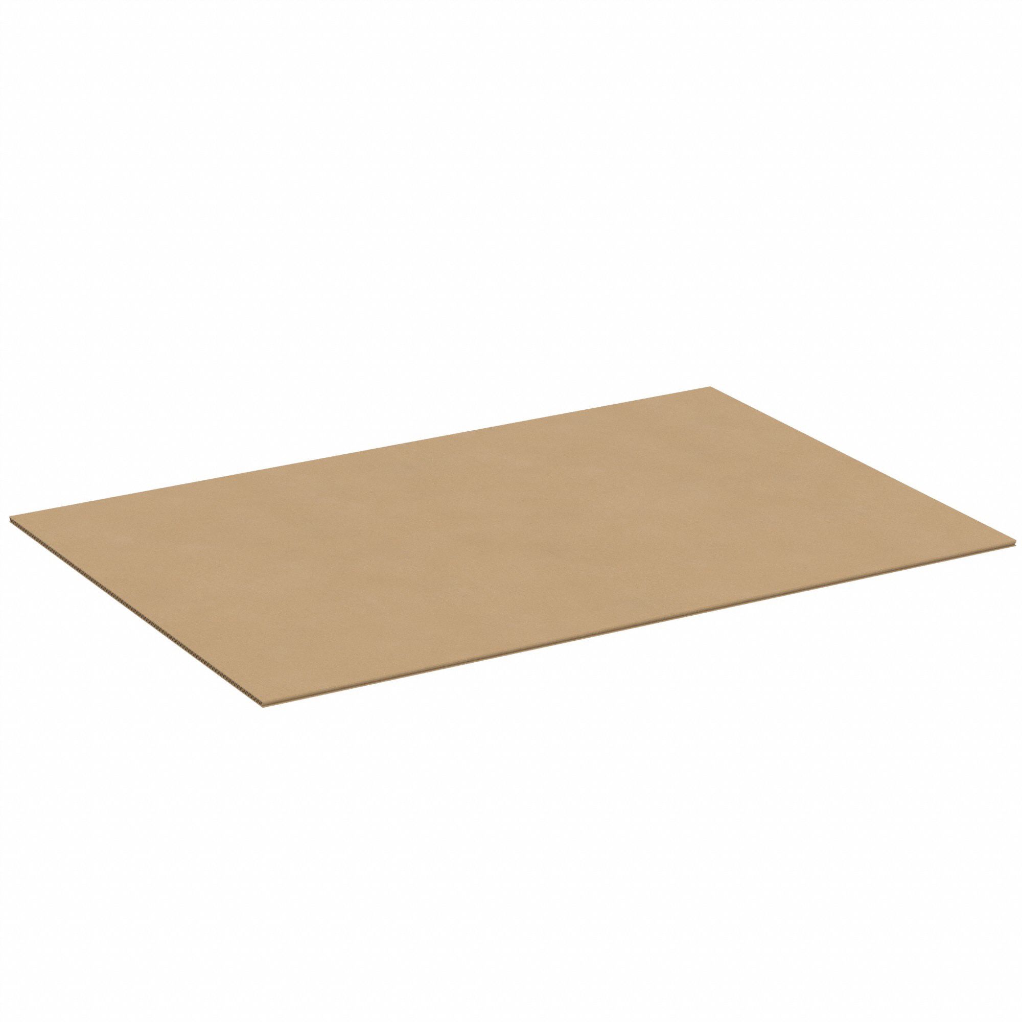 Corrugated Pads: 24 in Wd, 48 in Lg, 3/16 in Thick, 32 ECT, Single Wall