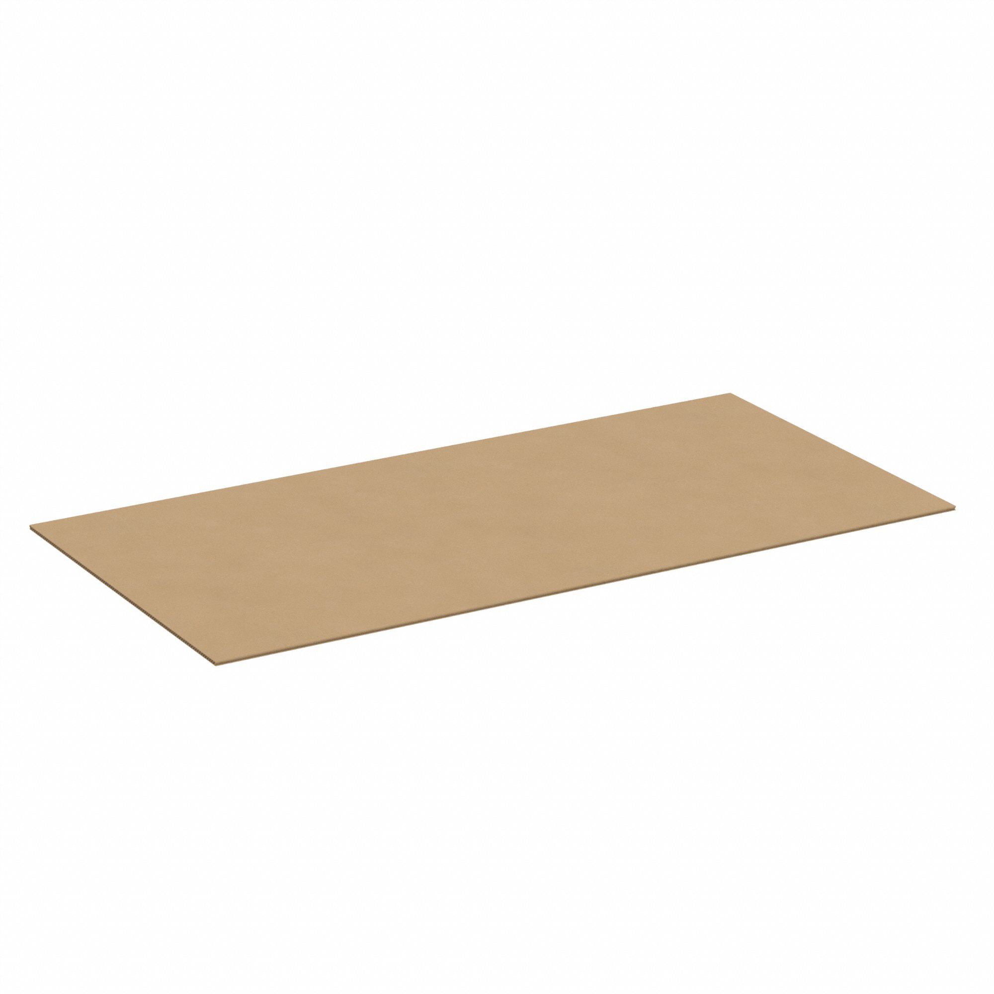 Corrugated Pads: 24 in Wd, 72 in Lg, 3/16 in Thick, 32 ECT, Single Wall