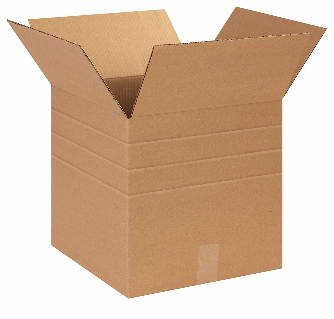 Shipping Box: 14 in Inside Lg, 14 in Inside Wd, 8 in_10 in_12 in_14 in Inside Ht, 32 ECT - Multi-Ht