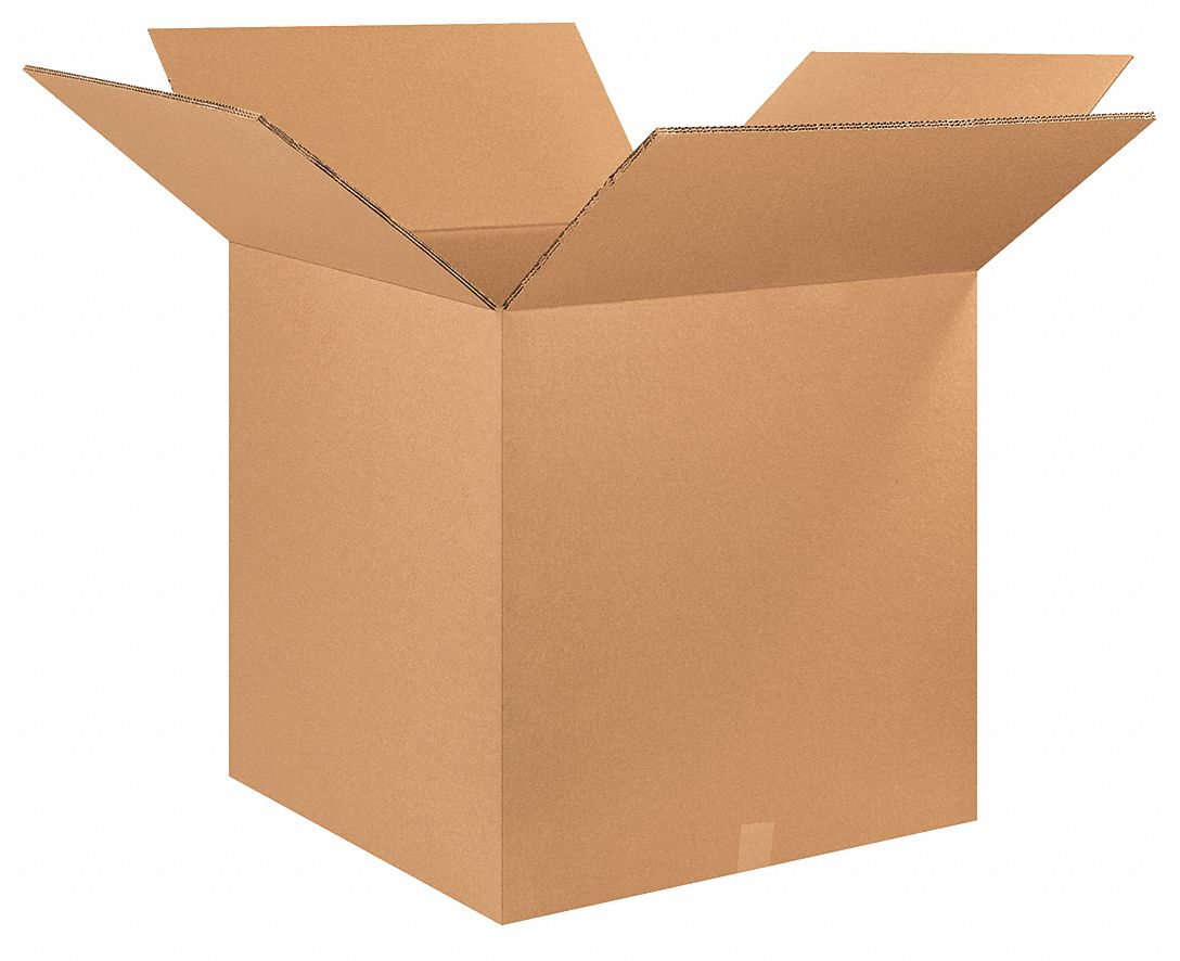 GRAINGER APPROVED Shipping Box, Cube, Heavy Duty, Double Wall, 28x28x28 A Shipping Box Is In The Shape Of A Cube